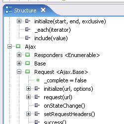 structure de prototype avec JSEclipse